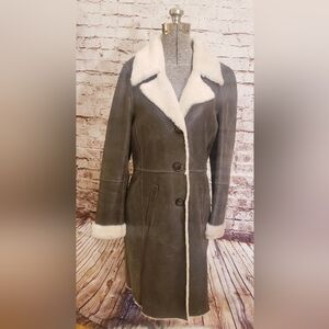 NWOT Peruvian Connection 100% Shearling Lamb Coat Medium